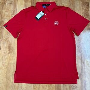 NWT 🇺🇸 Ralph Lauren RLX US Amateur 2025 SF Olympic Club Red Polo Shirt sz Medium